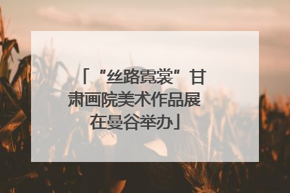 “丝路霓裳”甘肃画院美术作品展在曼谷举办