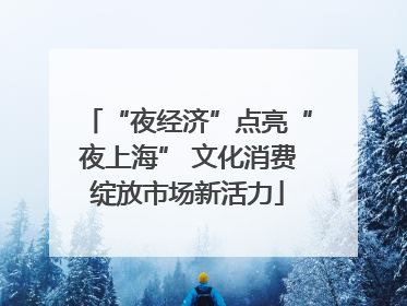 “夜经济”点亮“夜上海” 文化消费绽放市场新活力