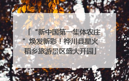 “新中国第一集体农庄”焕发新彩！桦川县星火稻乡旅游景区盛大开园