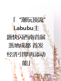 “潮玩顶流”Labubu主题快闪西南首展落地成都 首发经济引擎再添动能