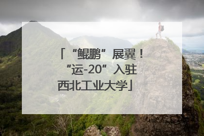 “鲲鹏”展翼！“运-20”入驻西北工业大学