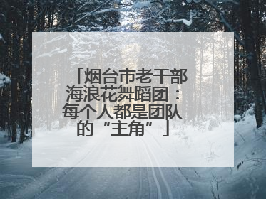烟台市老干部海浪花舞蹈团：每个人都是团队的“主角”
