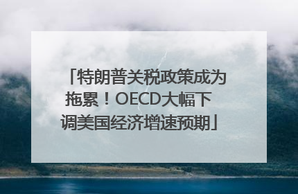特朗普关税政策成为拖累！OECD大幅下调美国经济增速预期