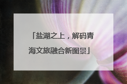 盐湖之上，解码青海文旅融合新图景