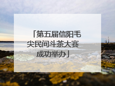 第五届信阳毛尖民间斗茶大赛成功举办