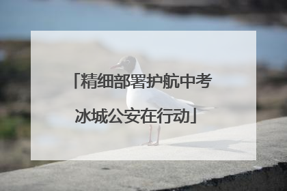 精细部署护航中考 冰城公安在行动