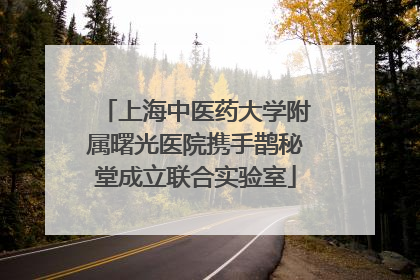 上海中医药大学附属曙光医院携手鹊秘堂成立联合实验室