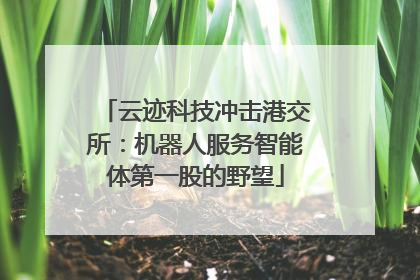 云迹科技冲击港交所：机器人服务智能体第一股的野望