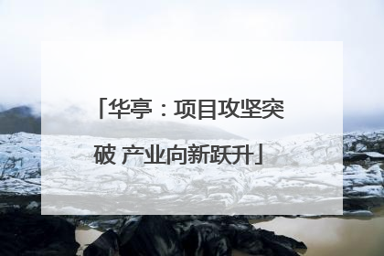 华亭：项目攻坚突破 产业向新跃升