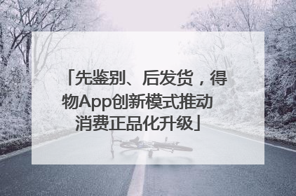 先鉴别、后发货，得物App创新模式推动消费正品化升级