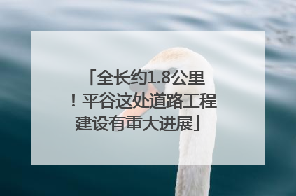 全长约1.8公里！平谷这处道路工程建设有重大进展
