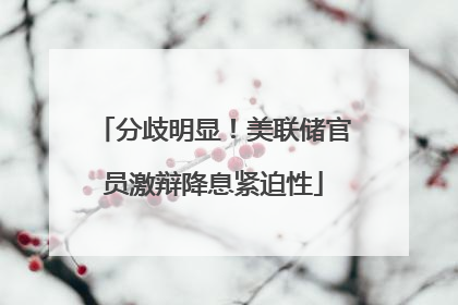 分歧明显！美联储官员激辩降息紧迫性