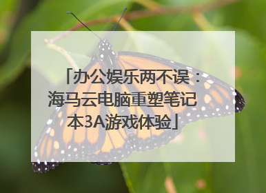 办公娱乐两不误：海马云电脑重塑笔记本3A游戏体验