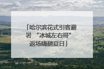 哈尔滨花式引客避暑 “冰城左右哥”返场嗨翻夏日