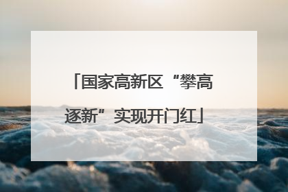 国家高新区“攀高逐新”实现开门红