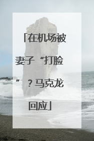 在机场被妻子“打脸”？马克龙回应