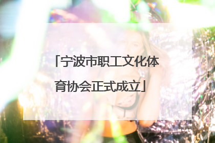 宁波市职工文化体育协会正式成立