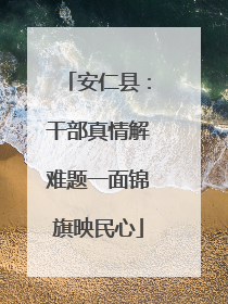 安仁县：干部真情解难题一面锦旗映民心