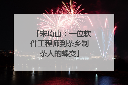 宋琦山：一位软件工程师到茶乡制茶人的蝶变