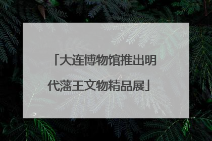 大连博物馆推出明代藩王文物精品展