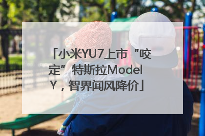 小米YU7上市“咬定”特斯拉Model Y，智界闻风降价