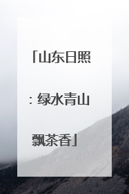 山东日照：绿水青山飘茶香