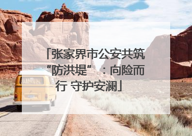 张家界市公安共筑“防洪堤”：向险而行 守护安澜
