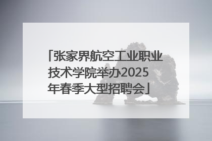 张家界航空工业职业技术学院举办2025年春季大型招聘会