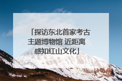 探访东北首家考古主题博物馆 近距离感知红山文化