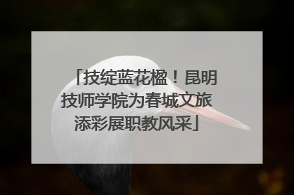 技绽蓝花楹！昆明技师学院为春城文旅添彩展职教风采