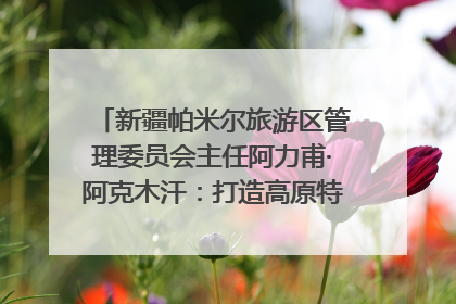 新疆帕米尔旅游区管理委员会主任阿力甫·阿克木汗：打造高原特色文旅品牌 推动县域旅游高质量发展｜第七届全国县域旅游研究成果发布系列活动