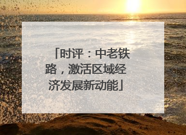 时评：中老铁路，激活区域经济发展新动能
