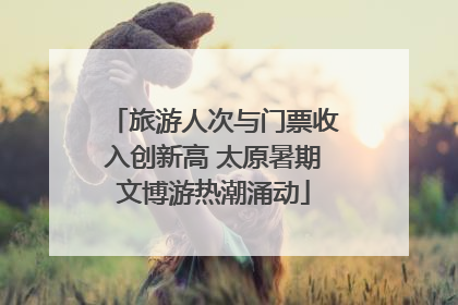 旅游人次与门票收入创新高 太原暑期文博游热潮涌动