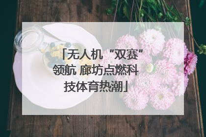 无人机“双赛”领航 廊坊点燃科技体育热潮