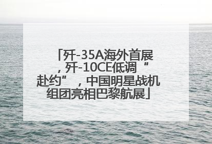 歼-35A海外首展，歼-10CE低调“赴约”，中国明星战机组团亮相巴黎航展
