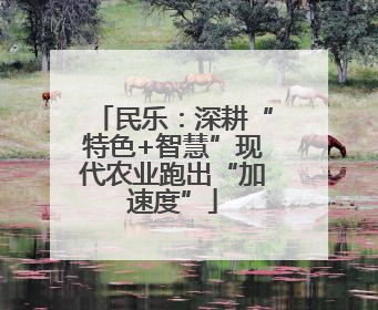 民乐：深耕“特色+智慧”现代农业跑出“加速度”