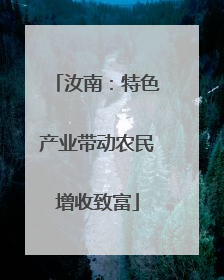汝南：特色产业带动农民增收致富