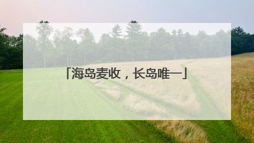海岛麦收，长岛唯一