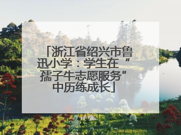 浙江省绍兴市鲁迅小学：学生在“孺子牛志愿服务”中历练成长