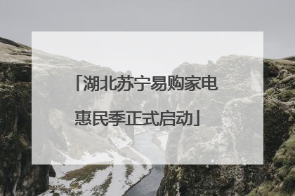 湖北苏宁易购家电惠民季正式启动