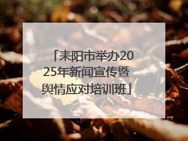 耒阳市举办2025年新闻宣传暨舆情应对培训班