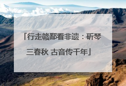 行走赣鄱看非遗：斫琴三春秋 古音传千年