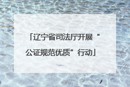 辽宁省司法厅开展“公证规范优质”行动