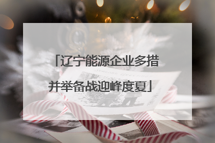 辽宁能源企业多措并举备战迎峰度夏