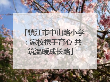 镇江市中山路小学：家校携手育心 共筑温暖成长路