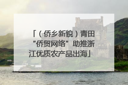 （侨乡新貌）青田“侨贸网络”助推浙江优质农产品出海