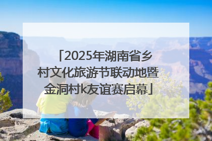 2025年湖南省乡村文化旅游节联动地暨金洞村k友谊赛启幕