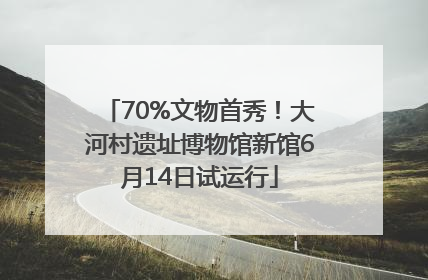 70%文物首秀！大河村遗址博物馆新馆6月14日试运行