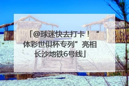 @球迷快去打卡！“体彩世俱杯专列”亮相长沙地铁6号线