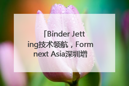 Binder Jetting技术领航，Formnext Asia深圳增材展解锁产业新动能